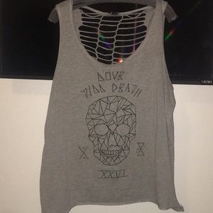 Torrid Plus Size Skull Tank Top
